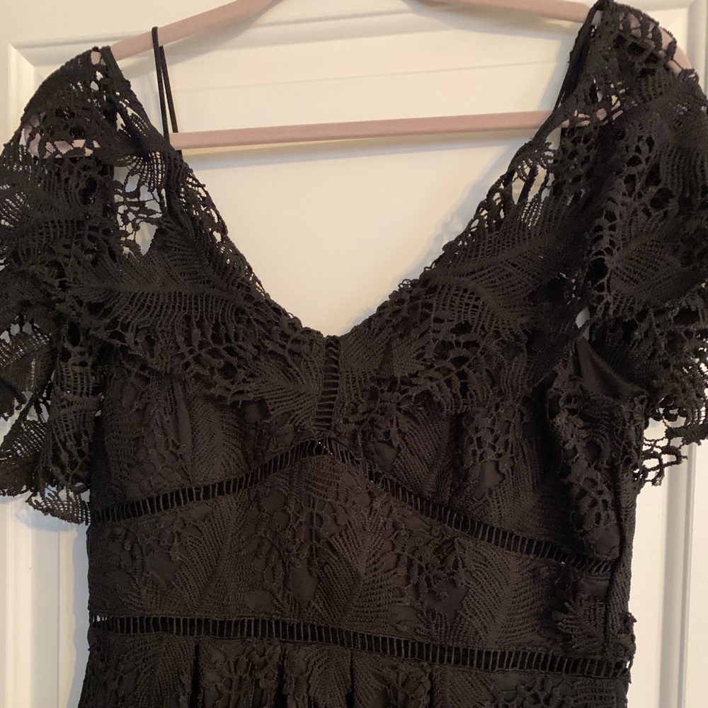 Lace skater dress
